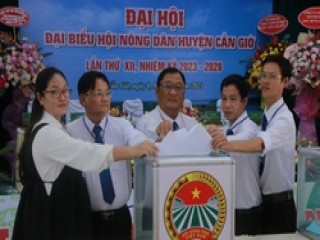 Ông Lê Văn Được tái đắc cử Chủ tịch Hội Nông dân huyện Cần Giờ của TP Hồ Chí Minh