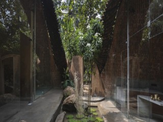 Ngôi nhà vòm đôi có hình dạng kì lạ để giữ nguyên toàn bộ vườn cây