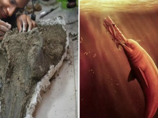 Phát hiện dấu tích “thủy quái đỏ khổng lồ” ở Peru
