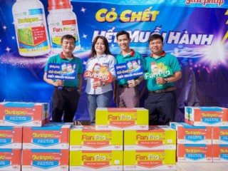 Phú Nông triển khai chiến dịch “Cỏ chết - Hết muỗi hành” với Butapro 550EC và Fanpro 250SC